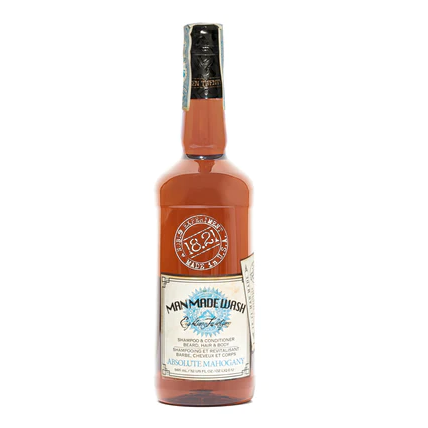 18.21 Man Made 3-in-1 Shampoo, Conditoner, & Body Wash Absolute Mahogany 3.4 oz, 18 oz & 32 oz - Reverse Generation