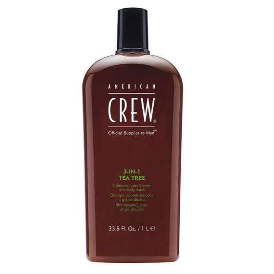 American Crew 3-in-1 Tea Tree 8.4 oz & 33.8 oz - Reverse Generation
