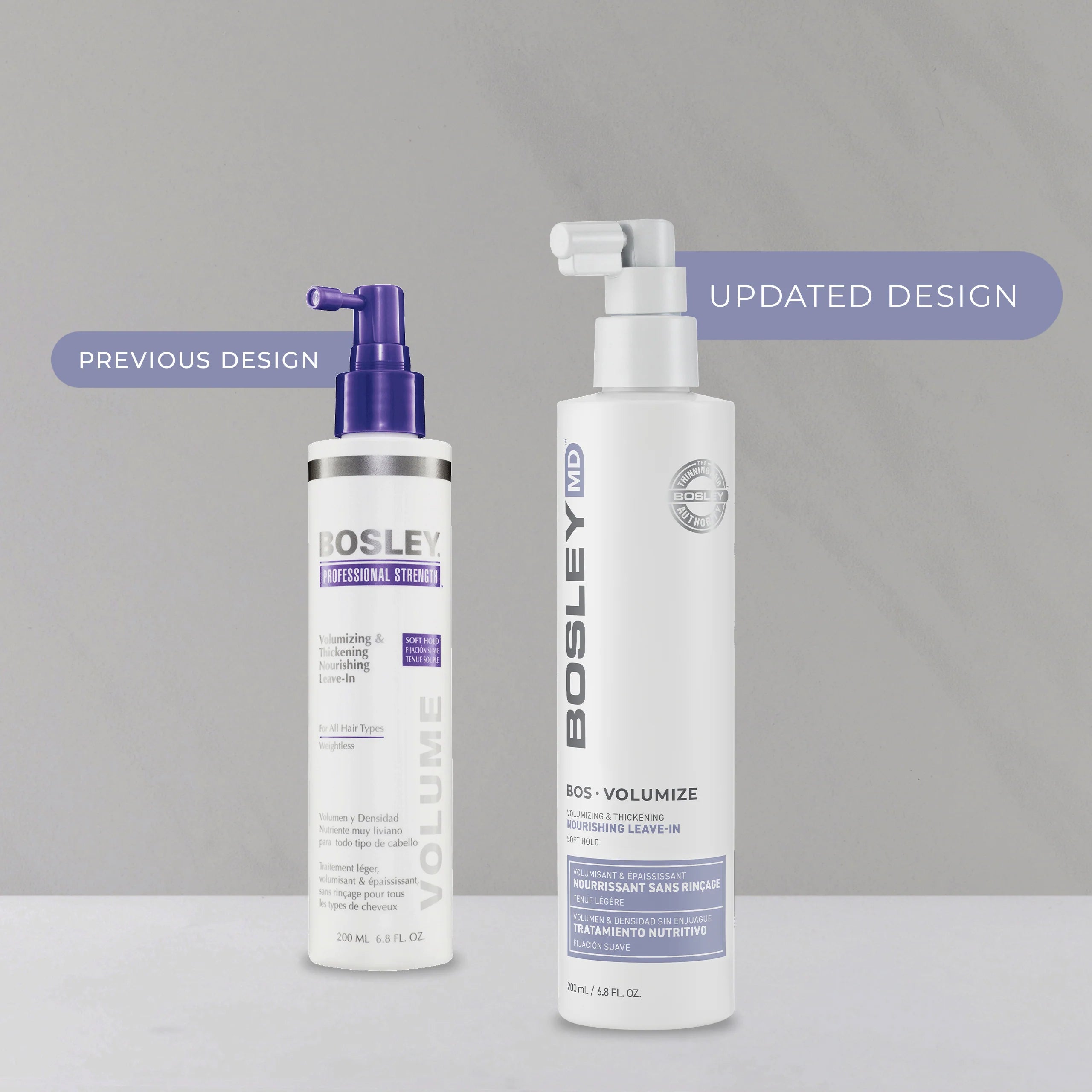 Bosley MD Volumize Nourishing Leave-In, 6.8-oz size - Reverse Generation Established in 2008