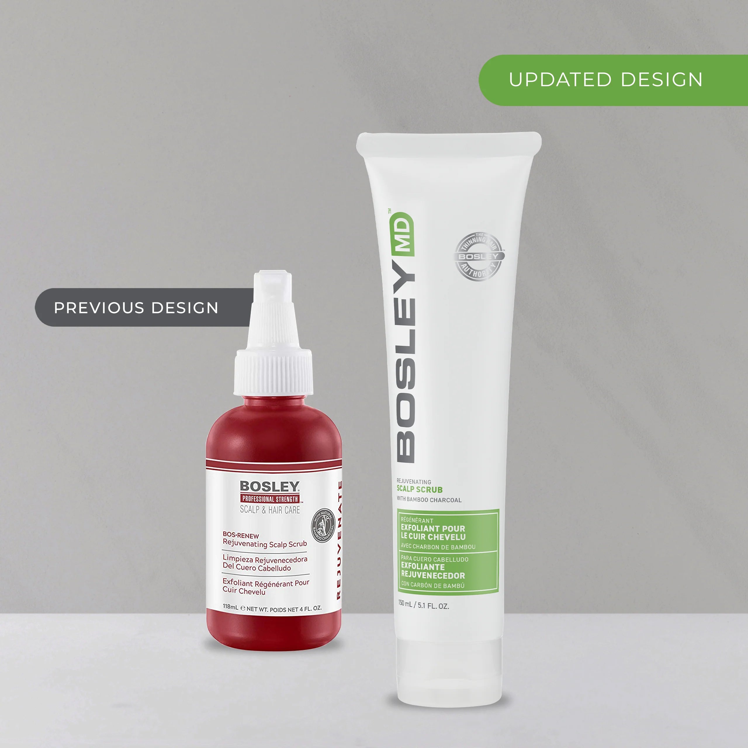 Bosley Rejuvenating Scalp Scrub, 5.1 ounce size - Reverse Generation Established in 2008