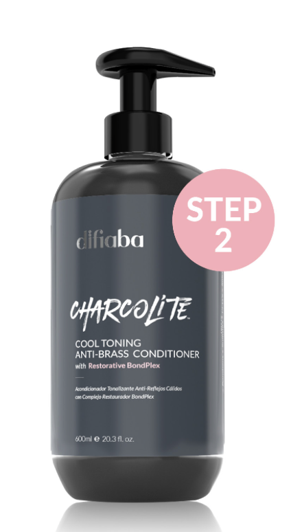 Difiaba Charcolite Cool Toning Anti-Brass Conditioner With Restorative BondPlex 20.3 oz - Reverse Generation