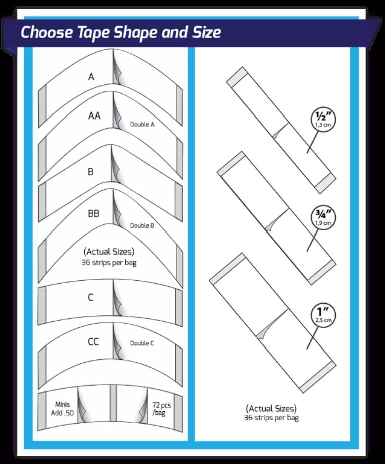Walker Ultra Hold Tape Contours B-36ct - Reverse Generation