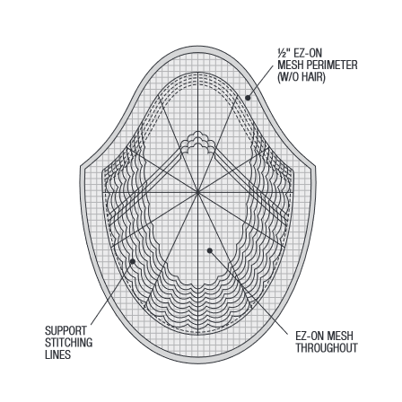 On Rite Men's Hair System: Versalite - Reverse Generation