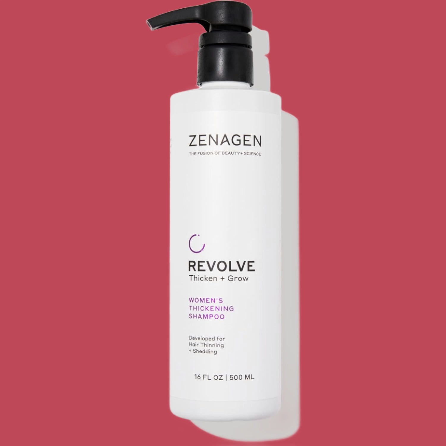 Zenagen Revolve Thickening and Hair Loss Shampoo Treatment for Women, 16-oz Organic Plant Based - Reverse Generation