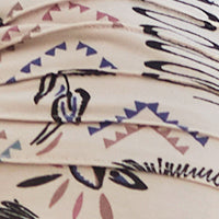 Christine Headwear Mantra Printed Long Scarf Turban - Reverse Generation