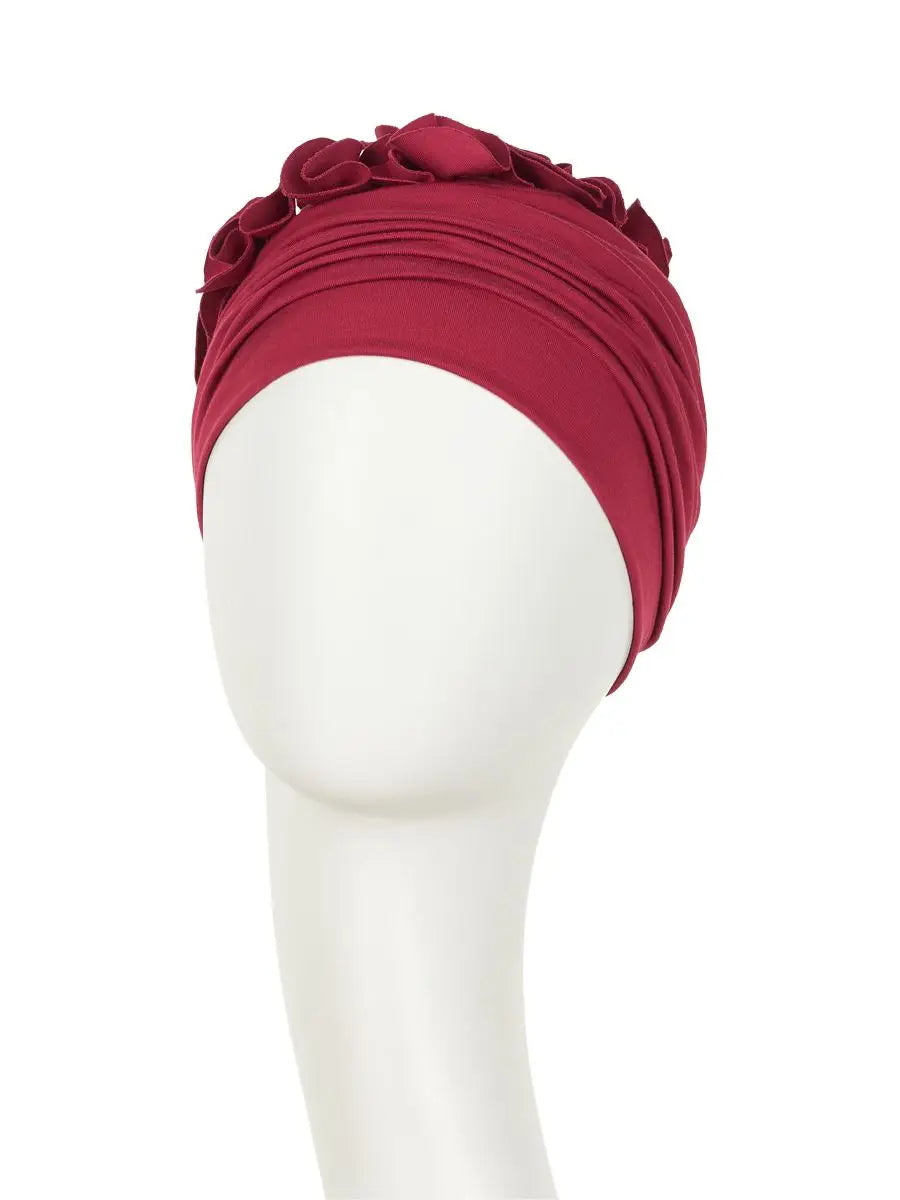 Christine Headwear Nadi Turban, Red Bud - Reverse Generation
