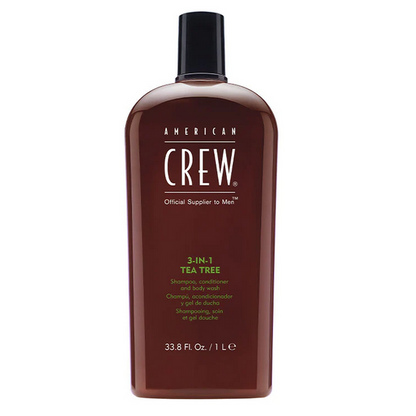 American Crew 3-in-1 Tea Tree 8.4 oz & 33.8 oz - Reverse Generation