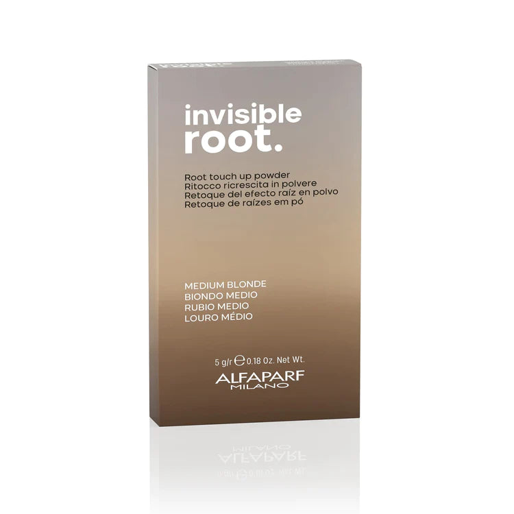 Alfaparf Milano Invisible Root Touch Up Powder, Medium Blonde - Reverse Generation