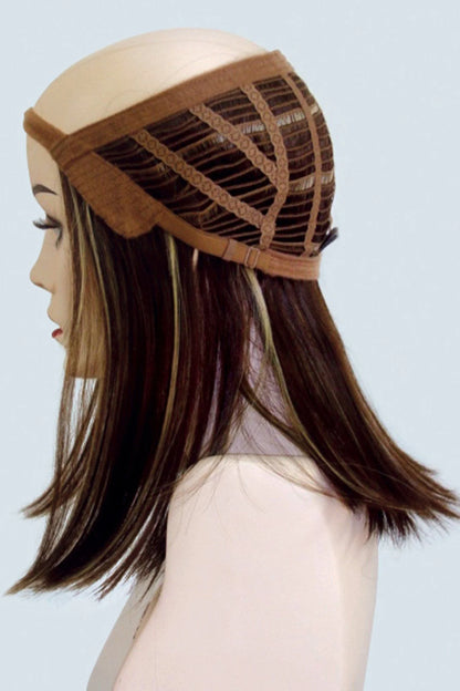 Rene of Paris Toppers - Halo Bob (#736), Ginger Brown - Reverse Generation