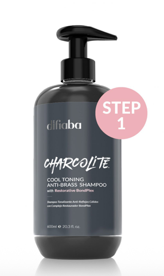 Difiaba Charcolite  Cool Toning Anti-Brass Shampoo With Restorative BondPlex 20.3 oz - Reverse Generation
