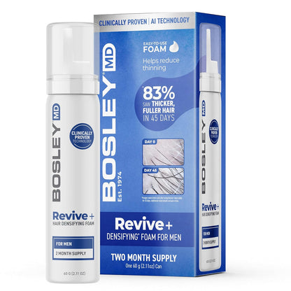 Bosley Revive Densify Foam For Men 83% INCREASE IN DENSITY - Reverse Generation