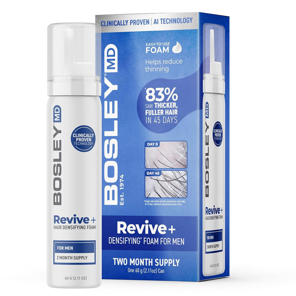 Bosley Revive Densify Foam For Men 83% INCREASE IN DENSITY - Reverse Generation