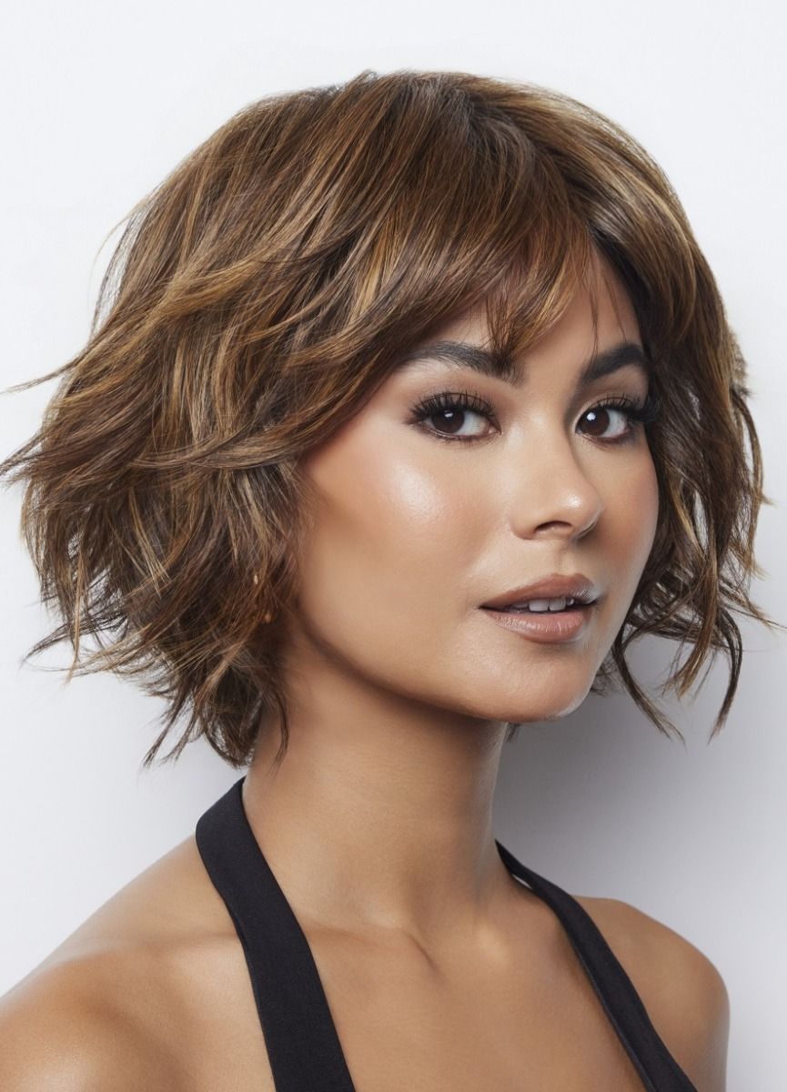 Rene of Paris Joss Wig, Marble Brown - Reverse Generation