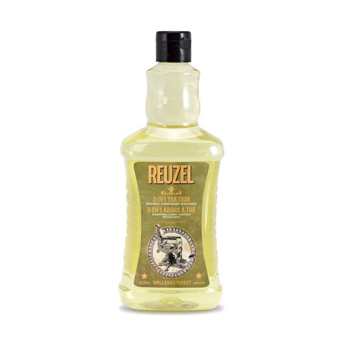 Reuzel 3-in-1 Tea Tree Shampoo 11.83 oz & 33.8 oz - Reverse Generation