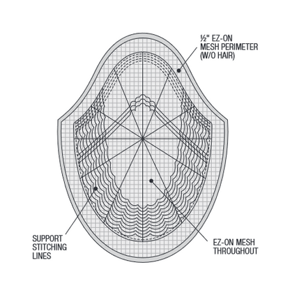 On Rite Men's Hair System: Versalite - Reverse Generation