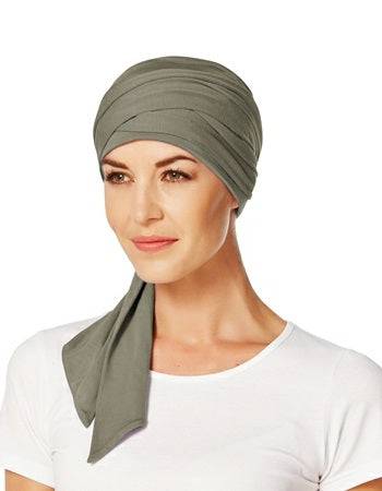 Christine Headwear Mantra Long Scarf Turban - Reverse Generation