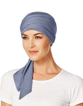 Christine Headwear Mantra Long Scarf Turban - Reverse Generation