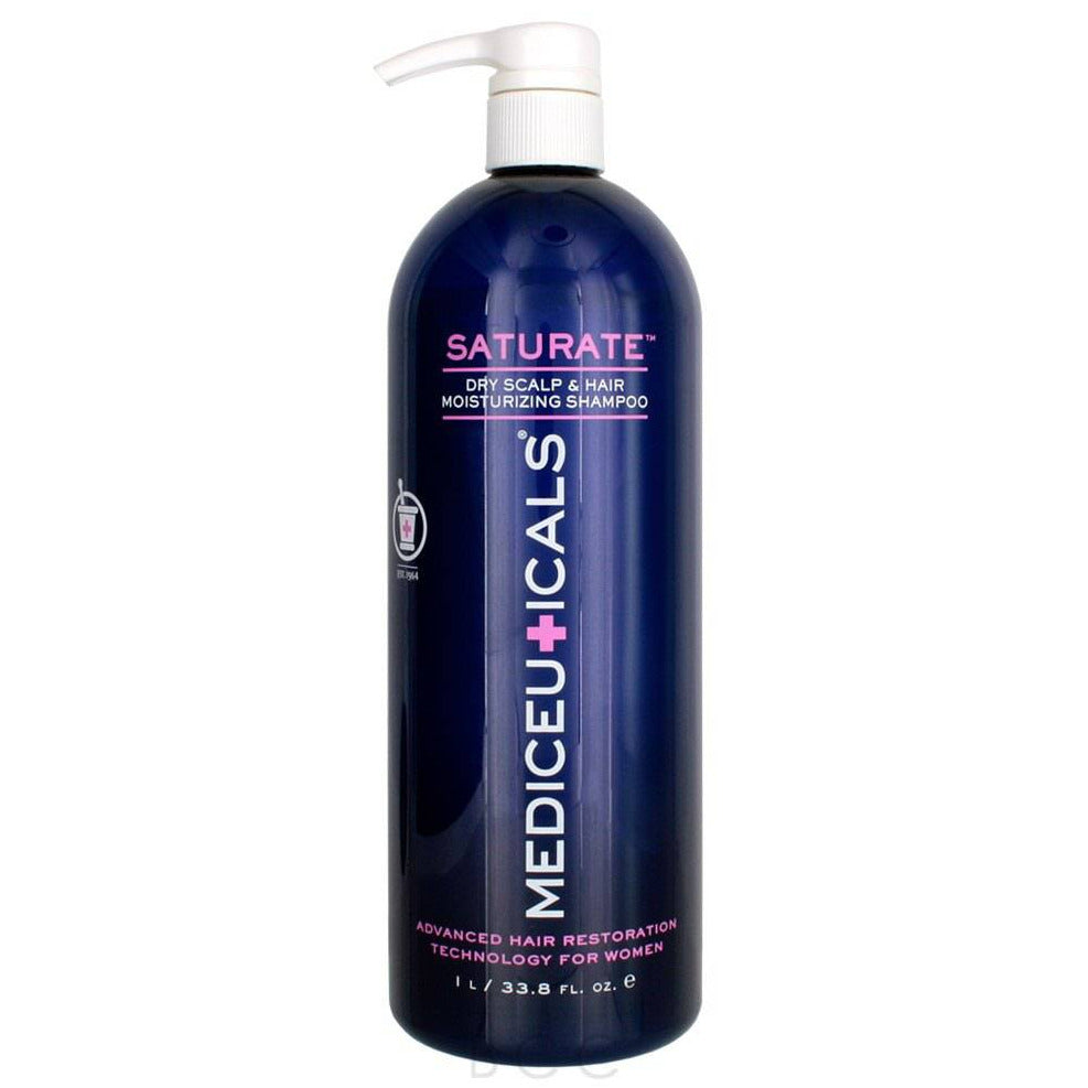 Mediceuticals Saturate- Dry Scalp and Hair Shampoo for Women Liter - Reverse Generation