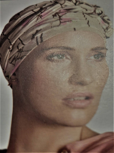 Christine Headwear Azure Printed Turban - Reverse Generation