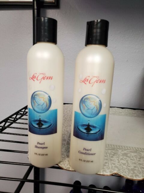 La Gem Pearl Organic Shampoo and Conditioner set for Wigs and Human Hair 8oz - Reverse Generation Established in 2008